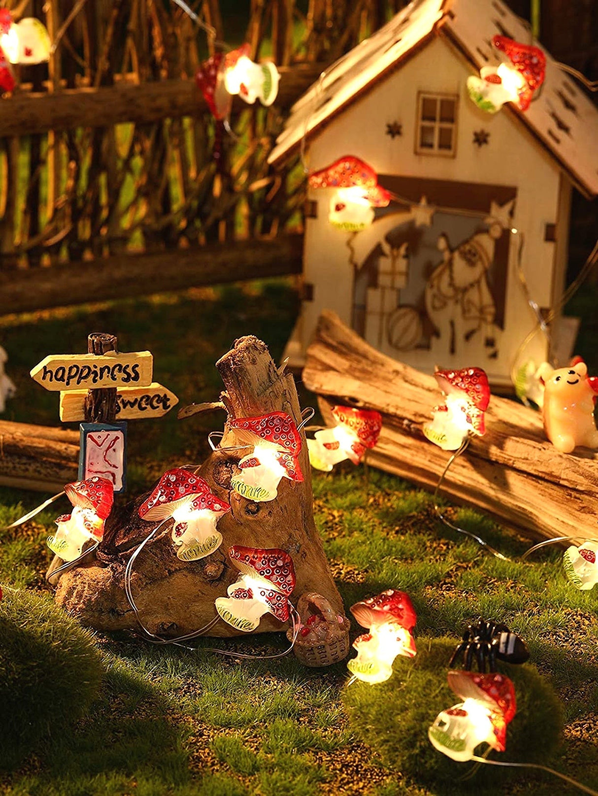 30 Led 3M Mushroom String Light - Novelty Lighting