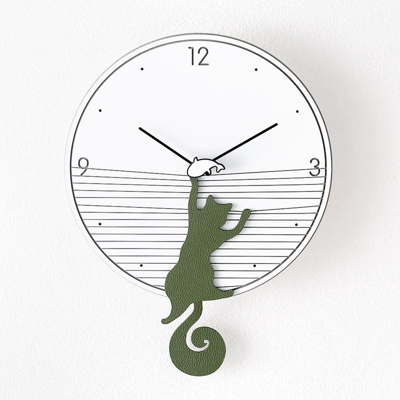 Swing Cat Clock