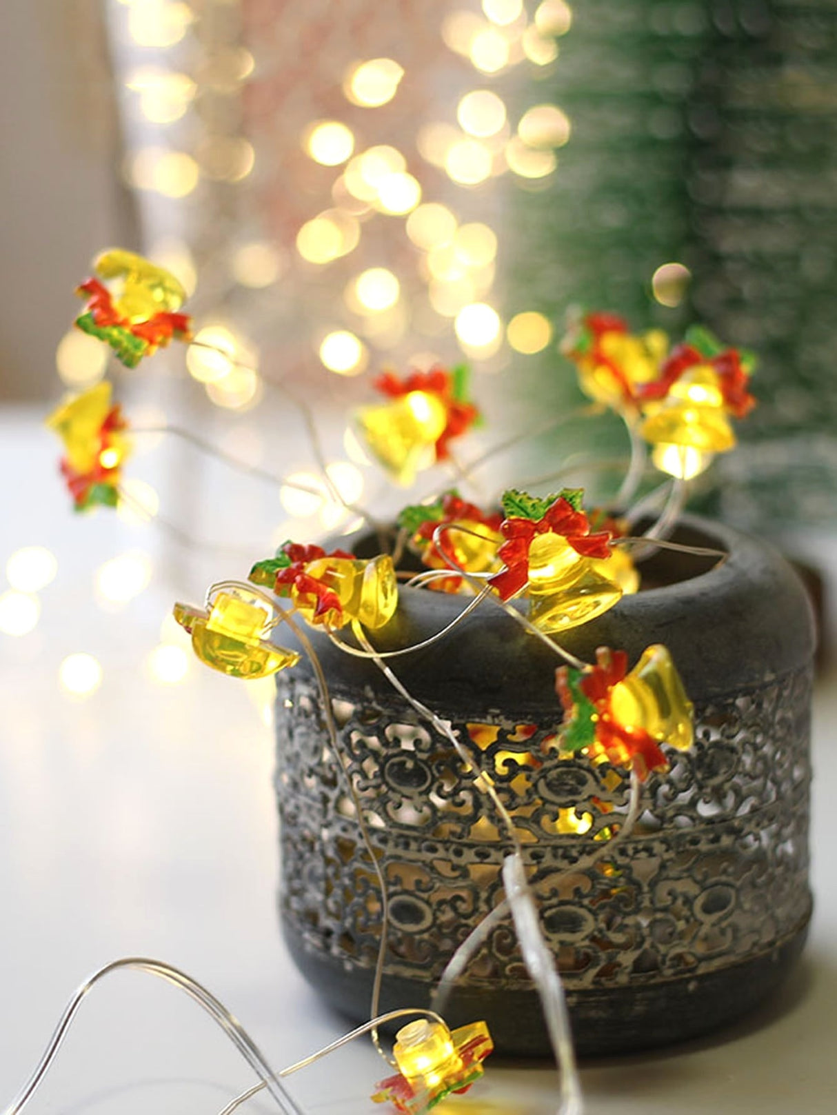 Christmas String Light with 20pcs Bell Bulb 1pc - Lighting & Lamp