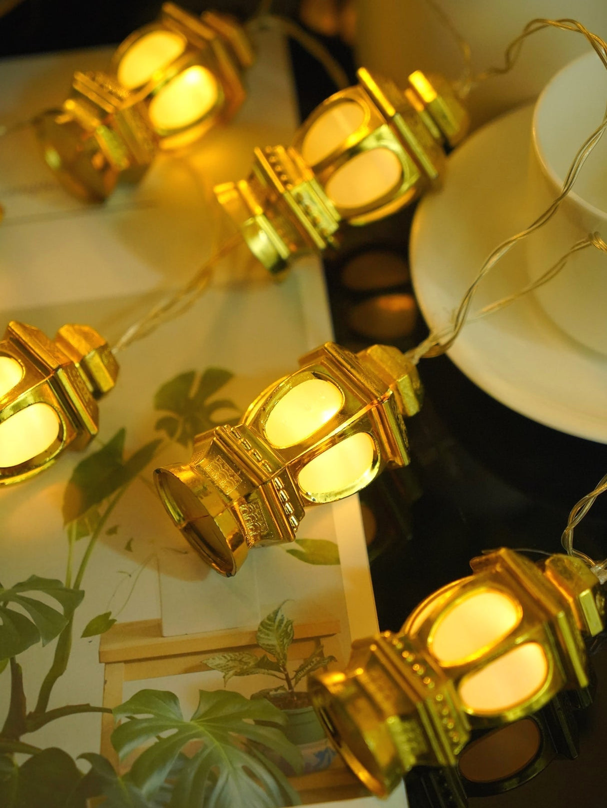 Ramadan String Light with 10pcs Tower Shaped Bulb 1pc - Novelty Lighting