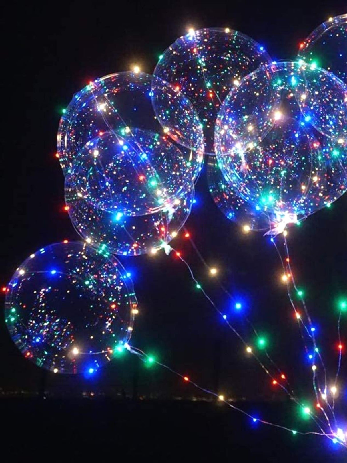 Copper String Light with Balloon 3pcs - Novelty Lighting