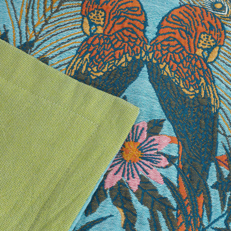 Bird Flower Cotton Gauze Button Pillowcases (2PCS)