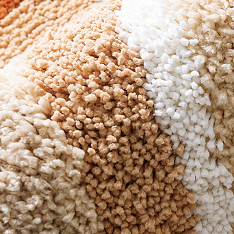 Jupiter Grain Bath Mat– Tufted Modern Bathroom Rug in Warm Earth Tones