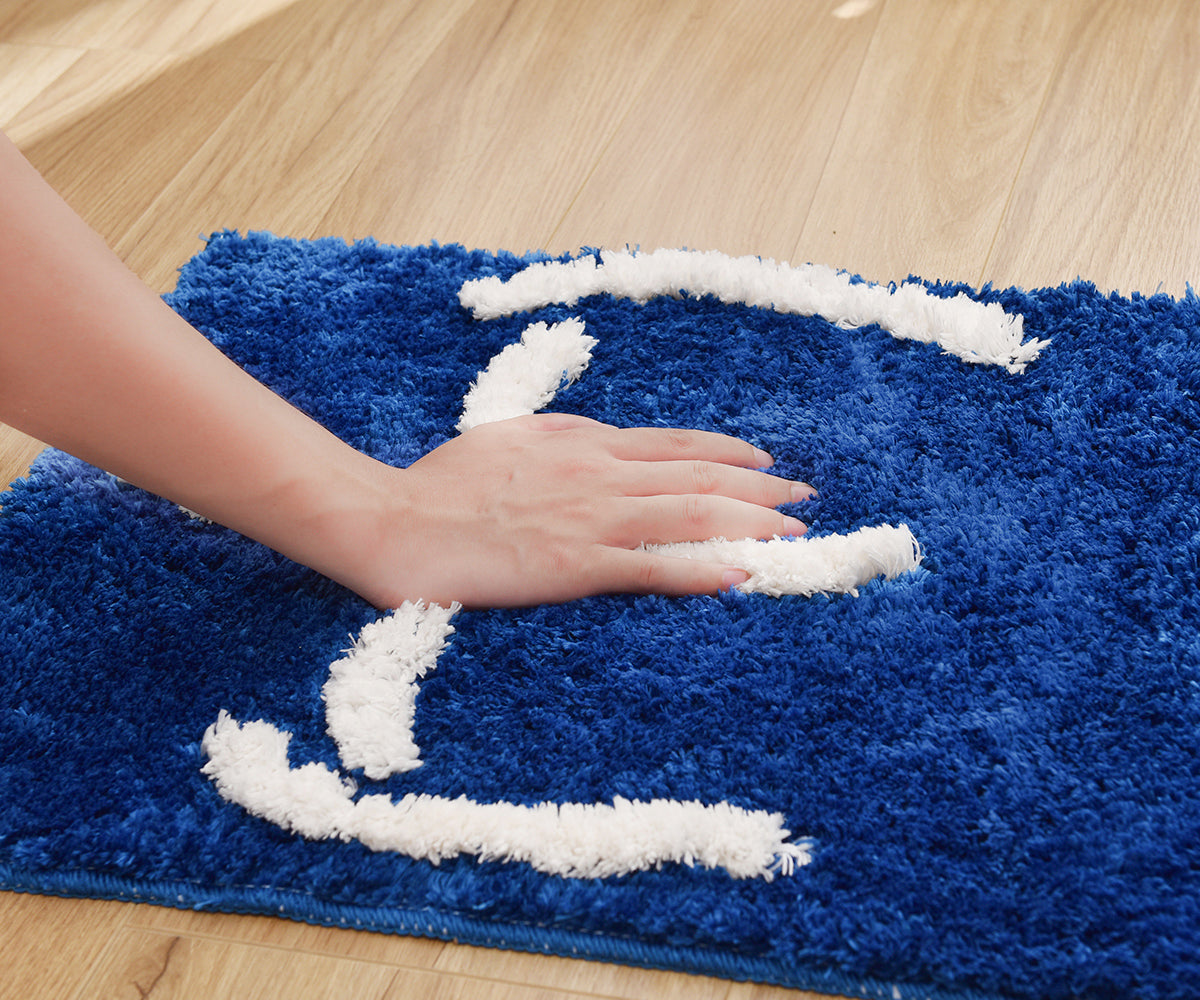 Blue Sexy Body Bath Mat, Fun Bathroom Mat, Cute Decor for House, 40x60cm