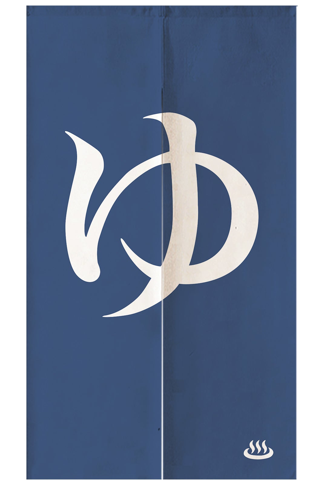 Blue Hot Spring Noren Doorway Curtain