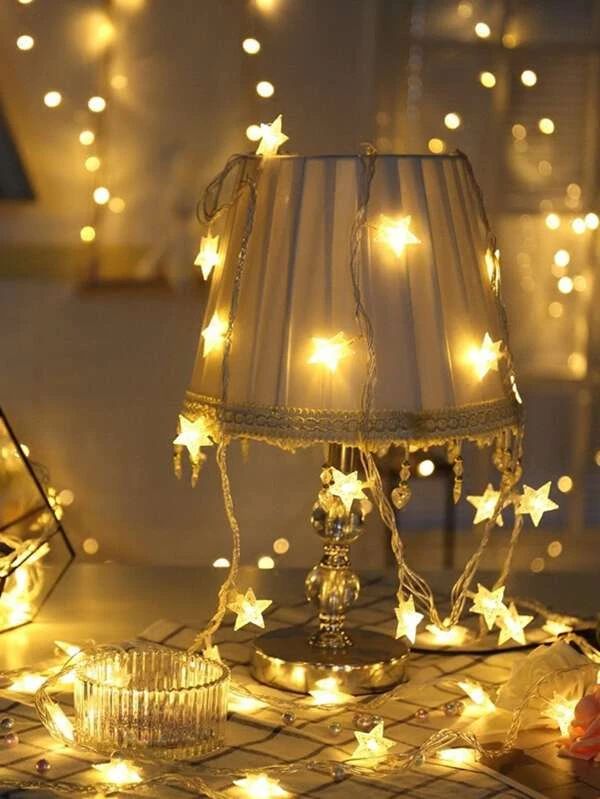 Star Bulb String Warm Light 30pcs