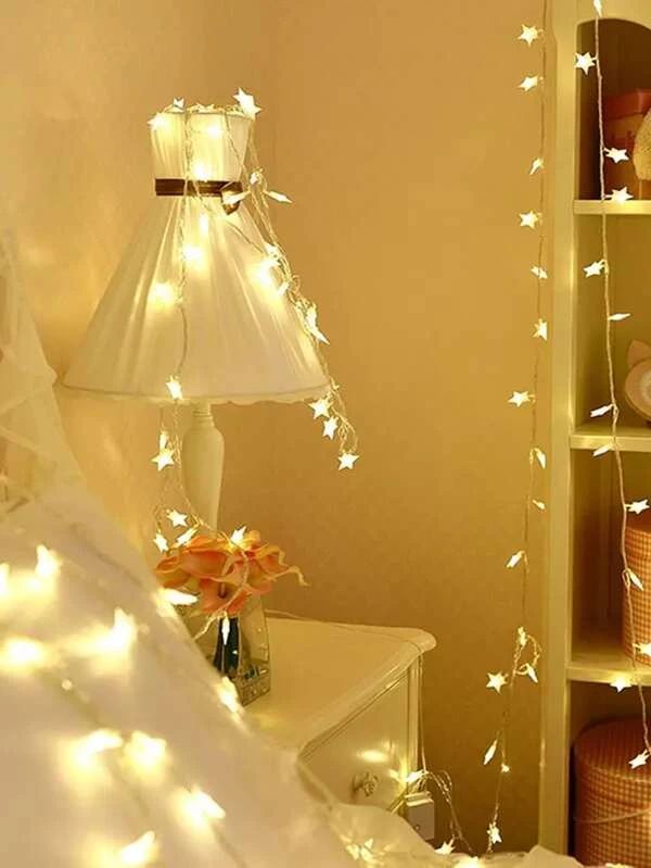 Star Bulb String Warm Light 30pcs