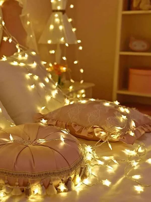 Star Bulb String Warm Light 30pcs