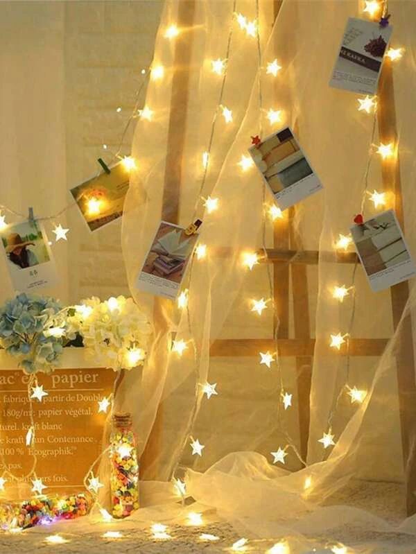 Star Bulb String Warm Light 30pcs