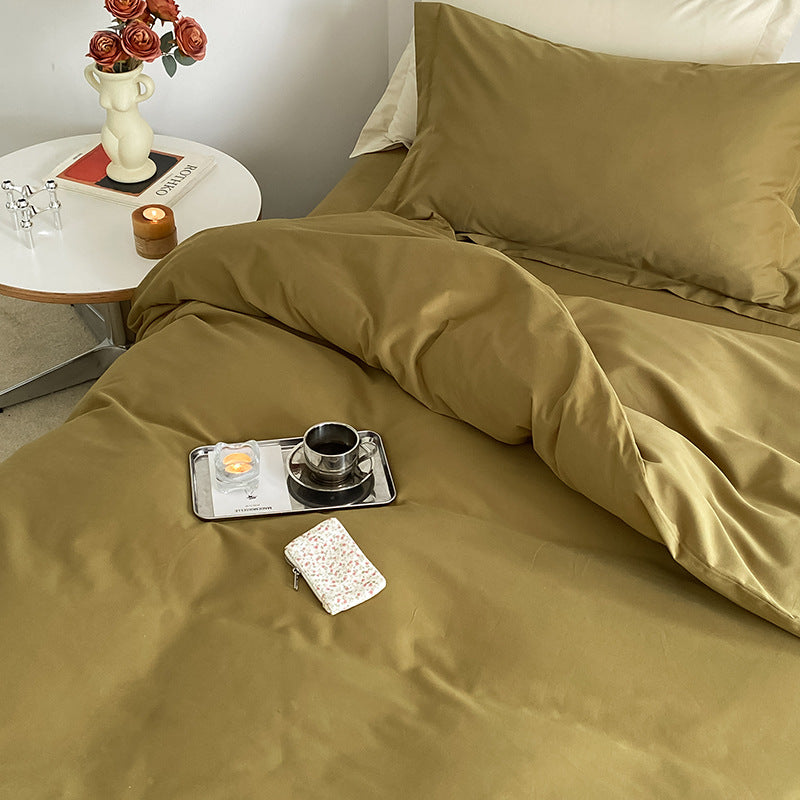 100% Cotton Sueding Duvet Cover Bedding Set