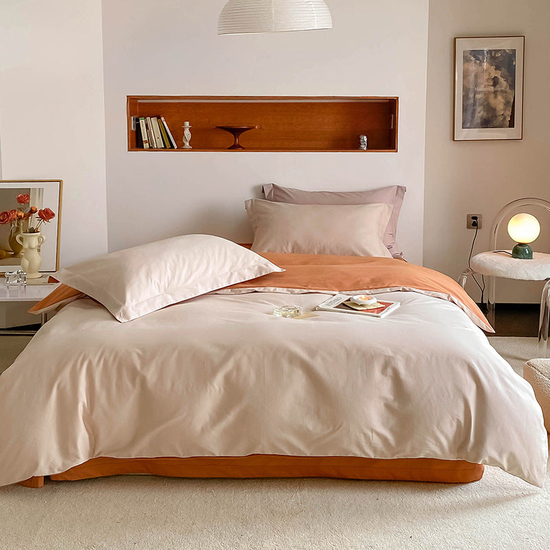 100% Cotton Sueding Duvet Cover Bedding Set