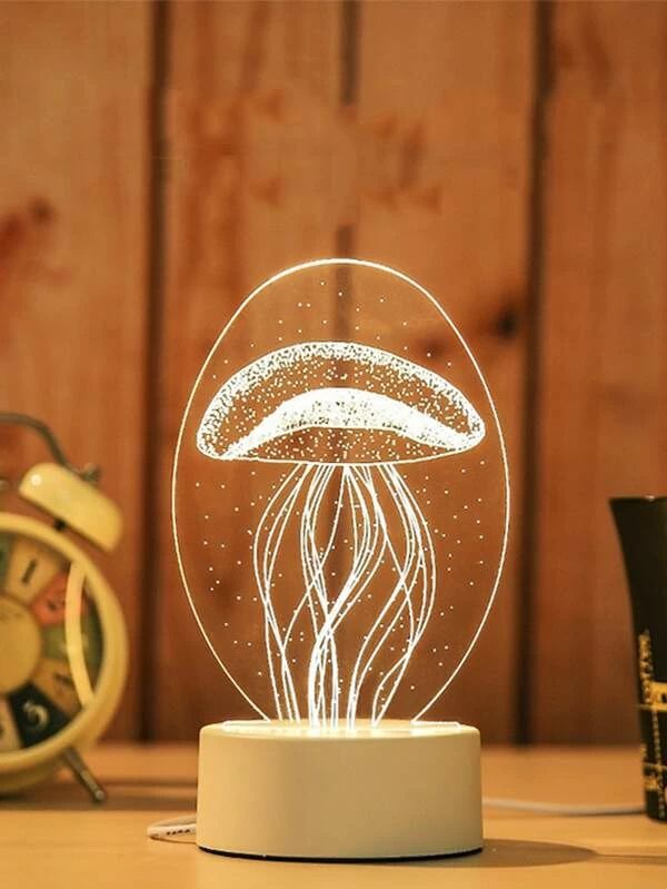 3D Jellyfish Design Light For Night