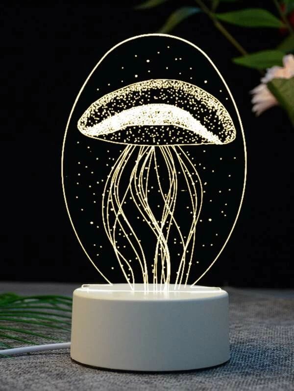 3D Jellyfish Design Light For Night