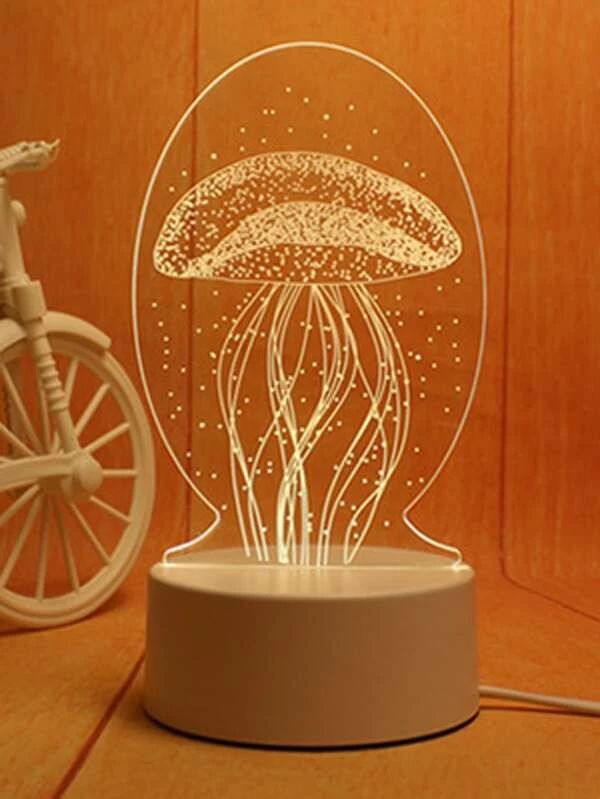 3D Jellyfish Design Light For Night