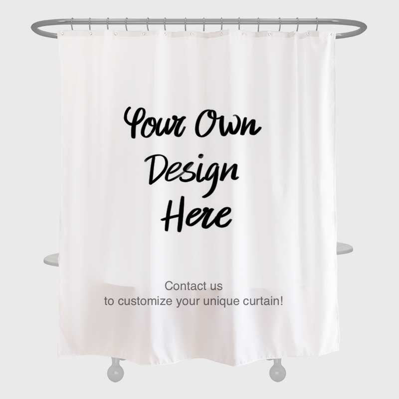 Colorful Leaves and Moon Shower Curtain