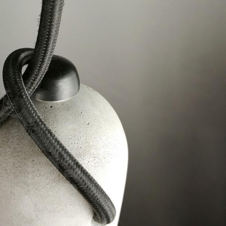 Concrete Bare Bulb Light Fitting Pendant Light