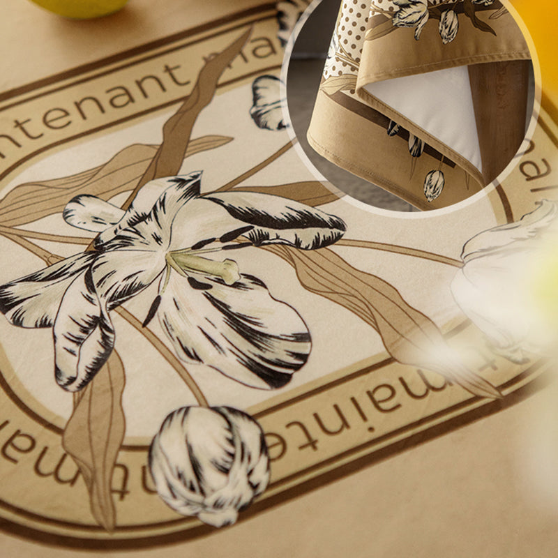 Delphi American table cloth light luxury high-end tablecloth modern TV cabinet coffee table cloth rectangular cover cloth towel