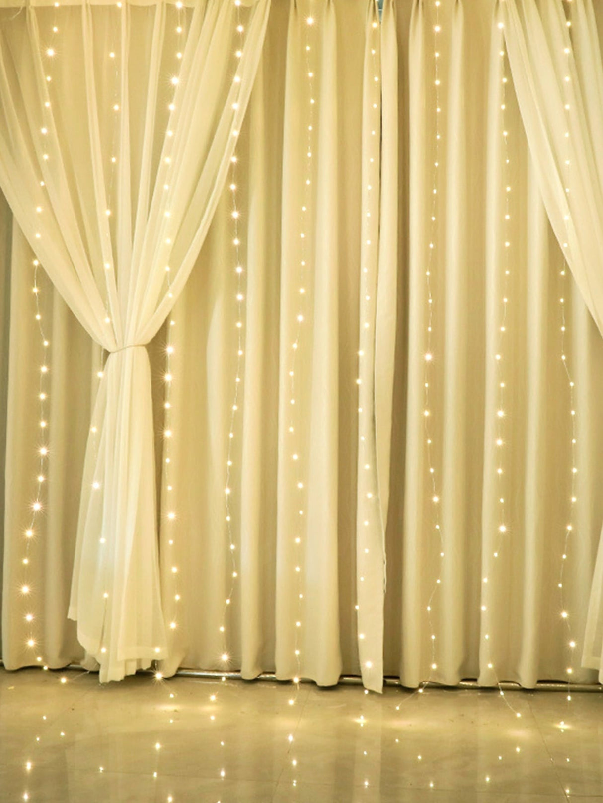 Curtain Decorative String Light with 300pcs Bulb 1pc - Novelty Lighting