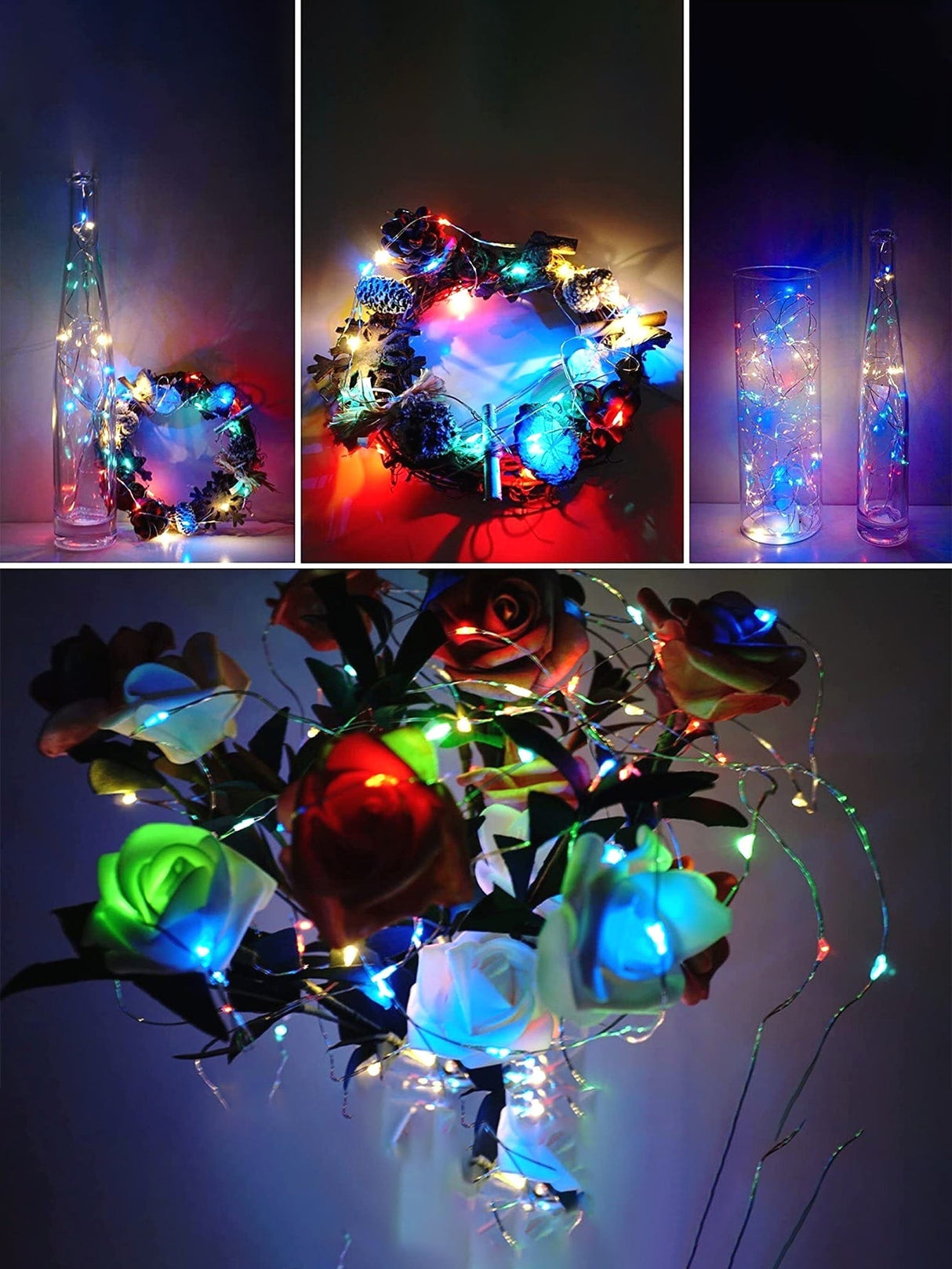 Copper String Light with 30pcs Bulb 1pc - Novelty Lighting