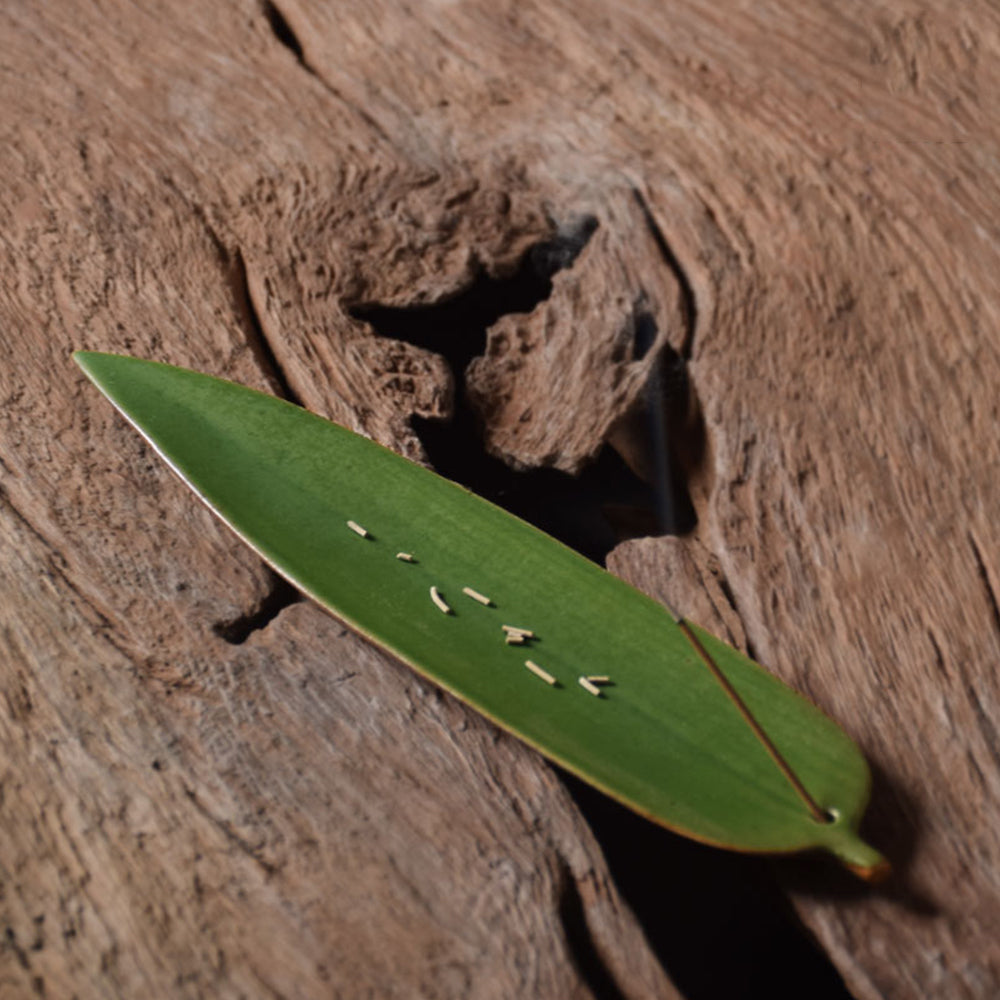 Ceramic Incense Burner, Incense Holder, Art Leaf Design, Aromatherapy, Yoga Incense Burner, Incense seat