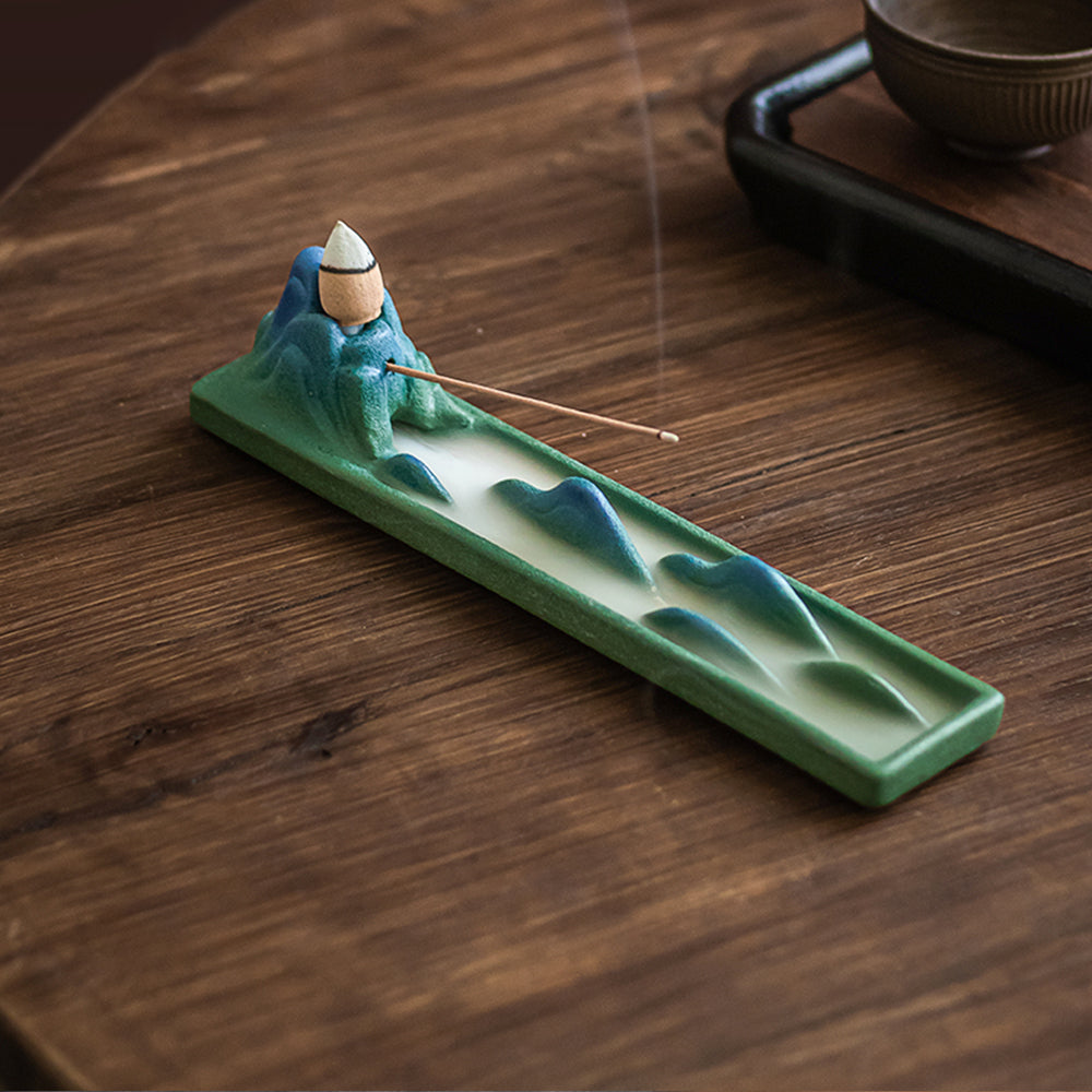 Ceramic Incense Burner, Backflow burner, Aromatherapy, Yoga Incense Burner, Incense seat