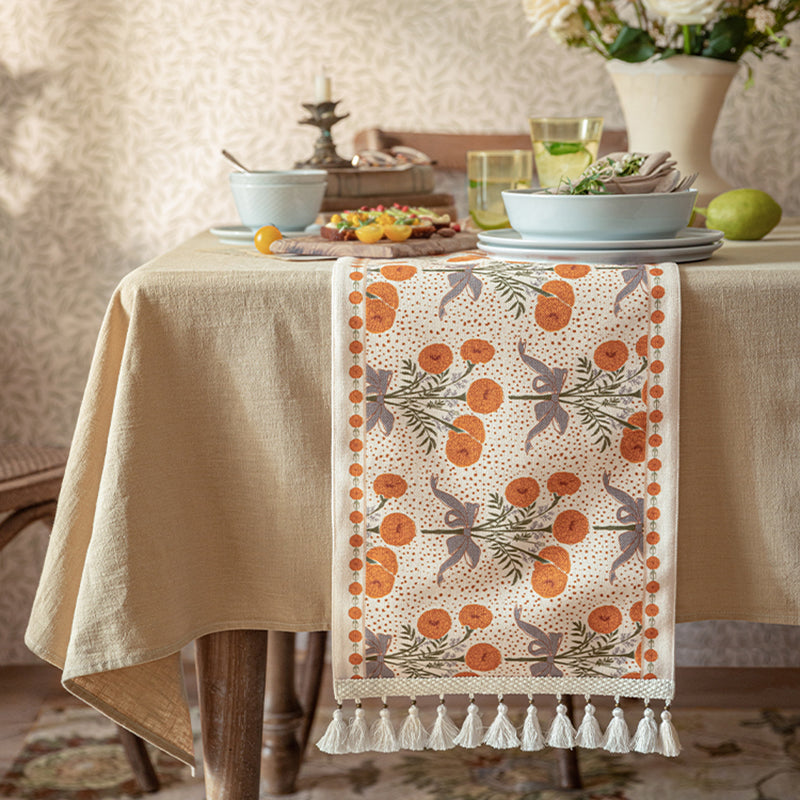 American retro table flag Japanese light luxury ins tablecloth Nordic Chinese coffee table side cabinet cloth cover towel Veligis Vintage printing, durable, long-term washing will not fade