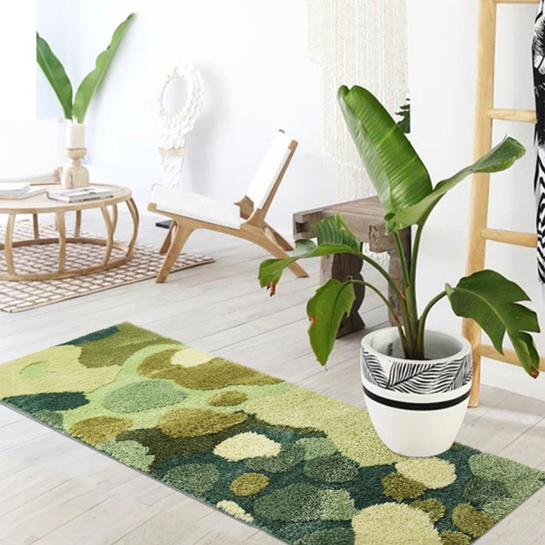 Feblilac 3D Blue-Green-Yellow Moss Wool Area Rug, Multiple Sized Floral  Bedroom Mat, Plants Tufted Area Carpet/Tundra/Forest/Moss Rug/Art/Kids Play  Rugs Carpet/Nursery/Bedside/Wool Rugs/Meadows Rug/Customized Rugs/Comfy  Rugs, Hot Bedroom Mat – Feblilac