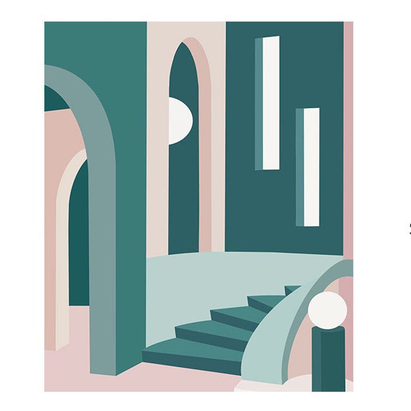 Architecture Shower Curtain