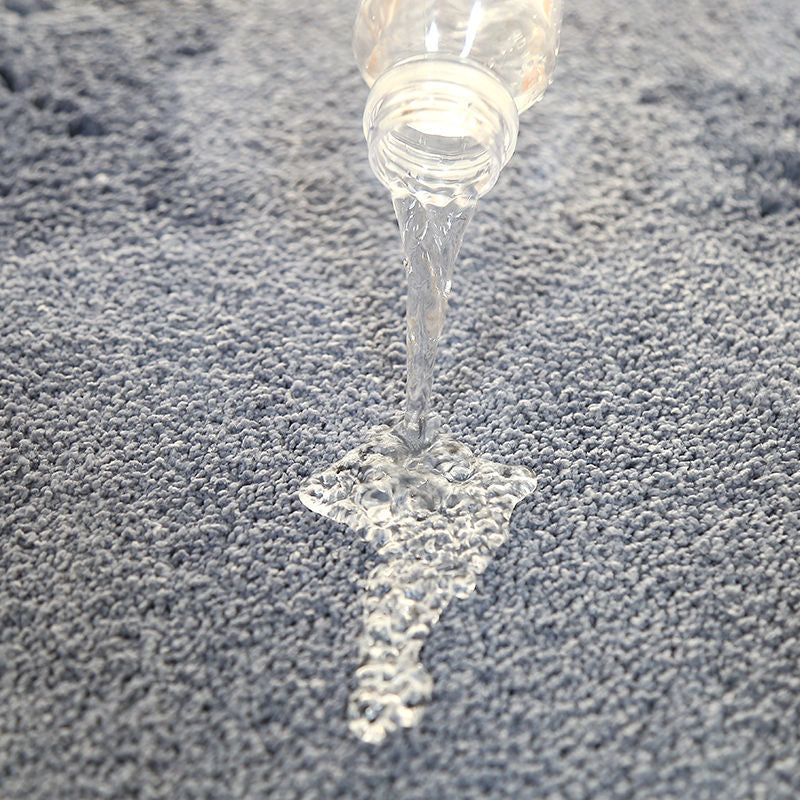 Feblilac Semicircle Solid Gold Tufted Bath Mat, Multiple Sized Soft Plush Water-Absorbent, Anti Slip Toilet Mat, Soft Thick Bathroom Carpet, Pure Bathroom Mats, Simple Best Bath Rugs, Hot Shower Mat Non Slip, Toilet Rug