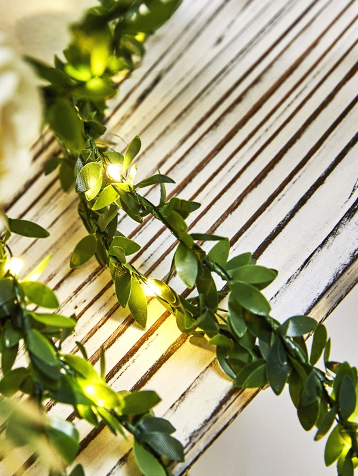 Artificial Leaf String Light with 20pcs Bulb 1pc - Novelty Lighting