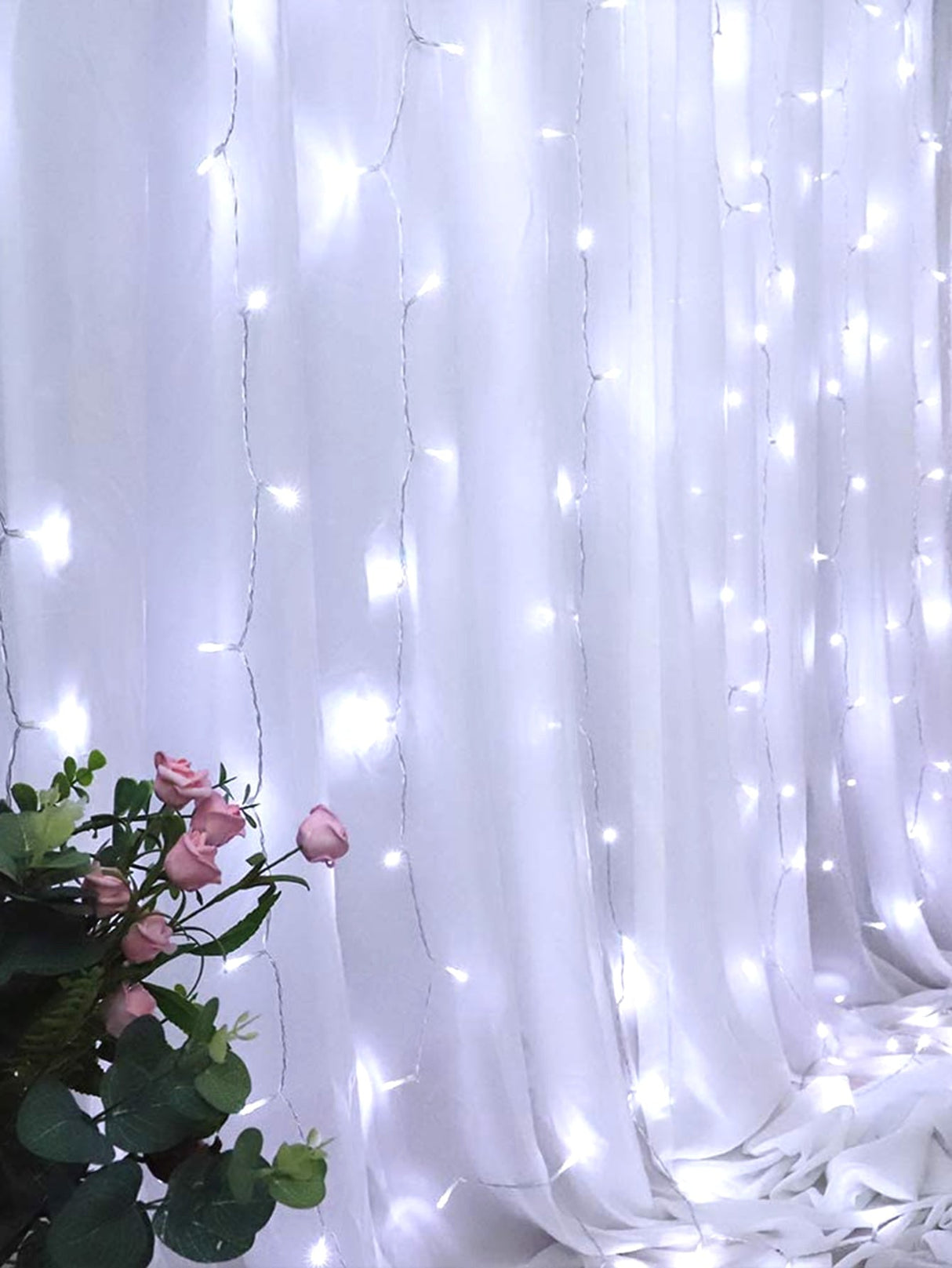 5m Curtain Decorative String Light with 50pcs Bulb 1pc - Novelty Lighting