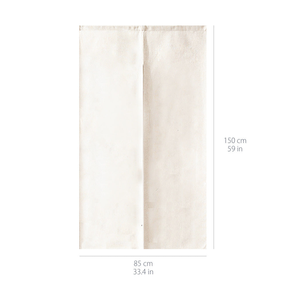 White Ground Sun Flower Door Curtain