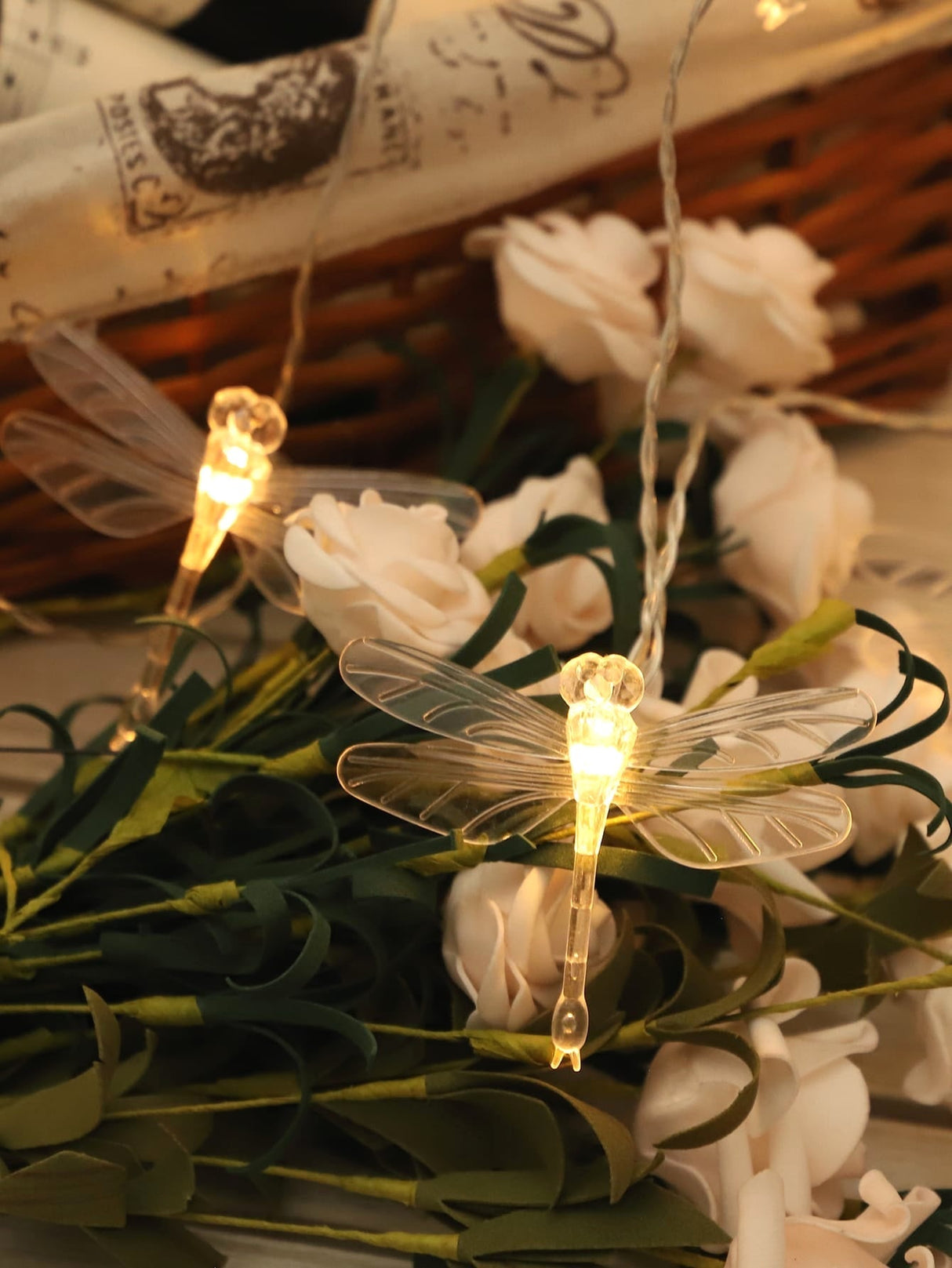 Dragonfly Shaped Bulb String Light 20pcs - Novelty Lighting