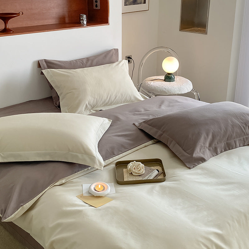 100% Cotton Sueding Duvet Cover Bedding Set