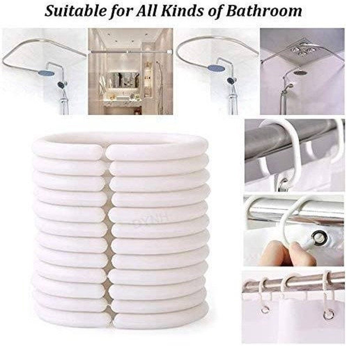 Cute Cow Shower Curtain