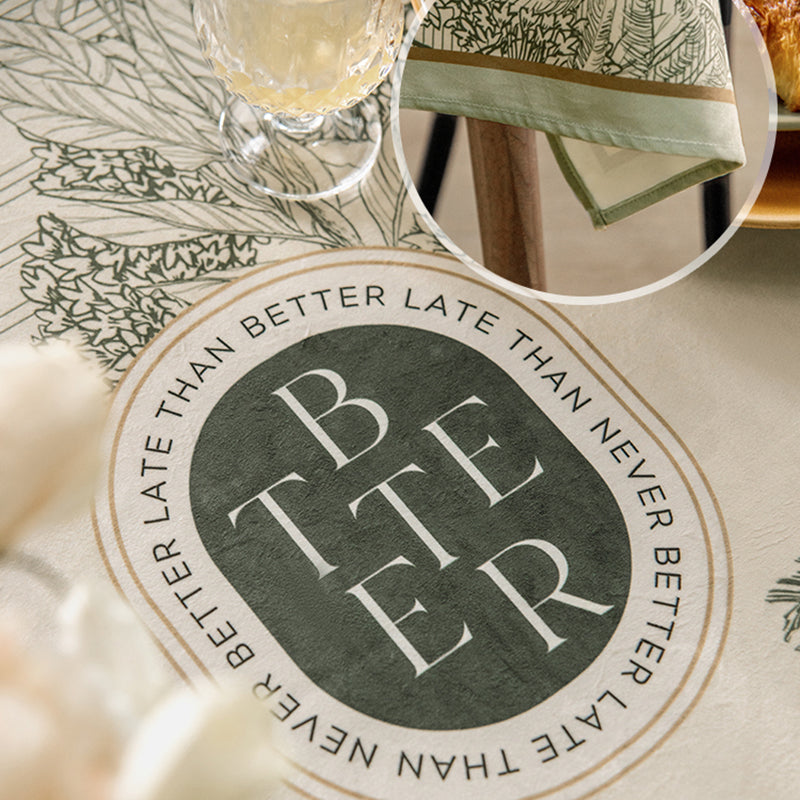 Sketch manor American French tablecloth light luxury retro decorative cloth dustproof cloth coffee table desk cover cloth high-end sense Medieval Jouy prints take you back to the 18th century