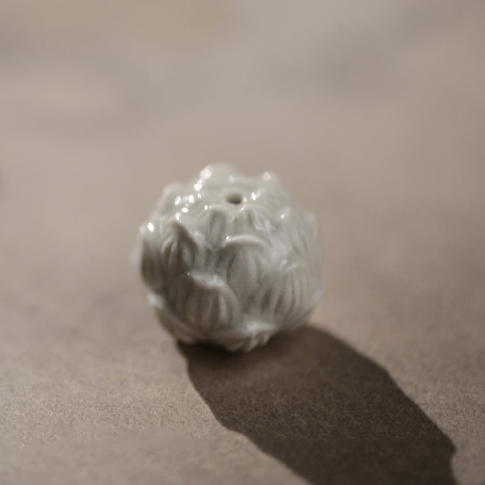 Ceramic Incense Burner, Art Lotus Design, Aromatherapy, Yoga Incense Burner, Small Incense seat