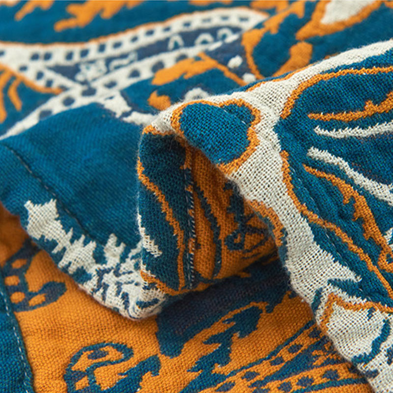 Bohemian Cotton Flower Pillow Towel (2PCS)