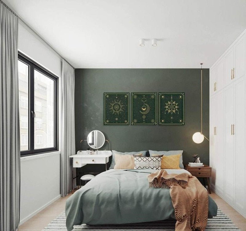 3pcs/set Goth Mandala Tapestry