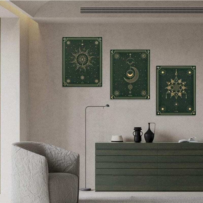 3pcs/set Goth Mandala Tapestry