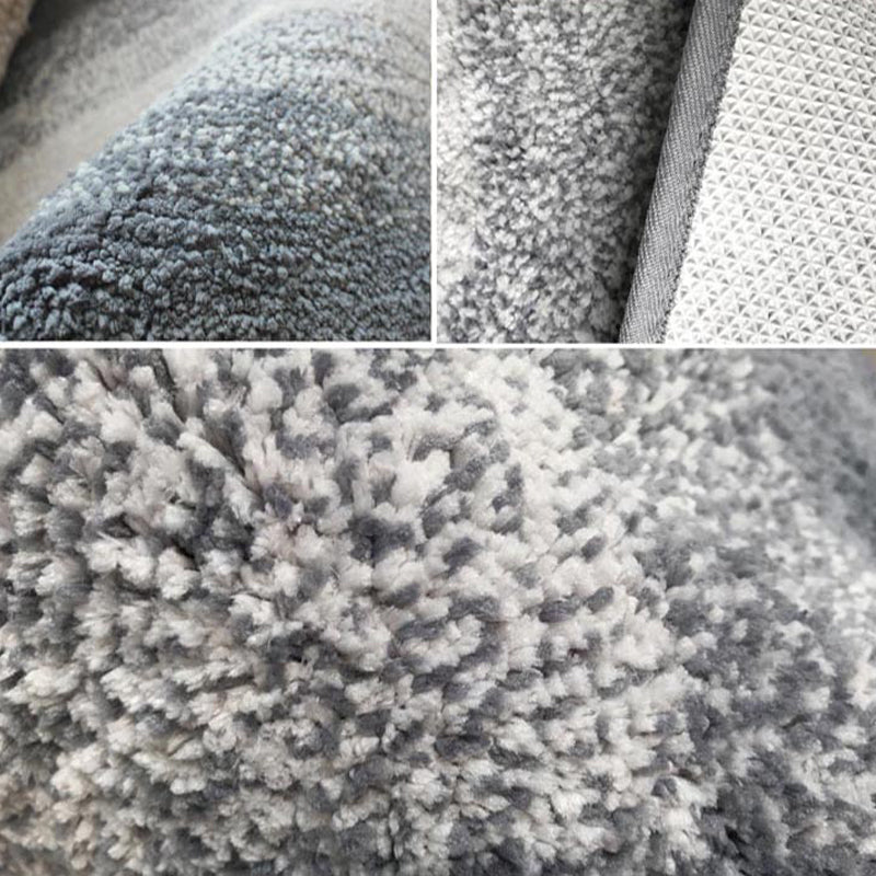 Gradient Semicircle Bathroom Mat