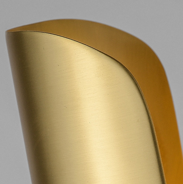 H-shaped Gold Wall Lamp