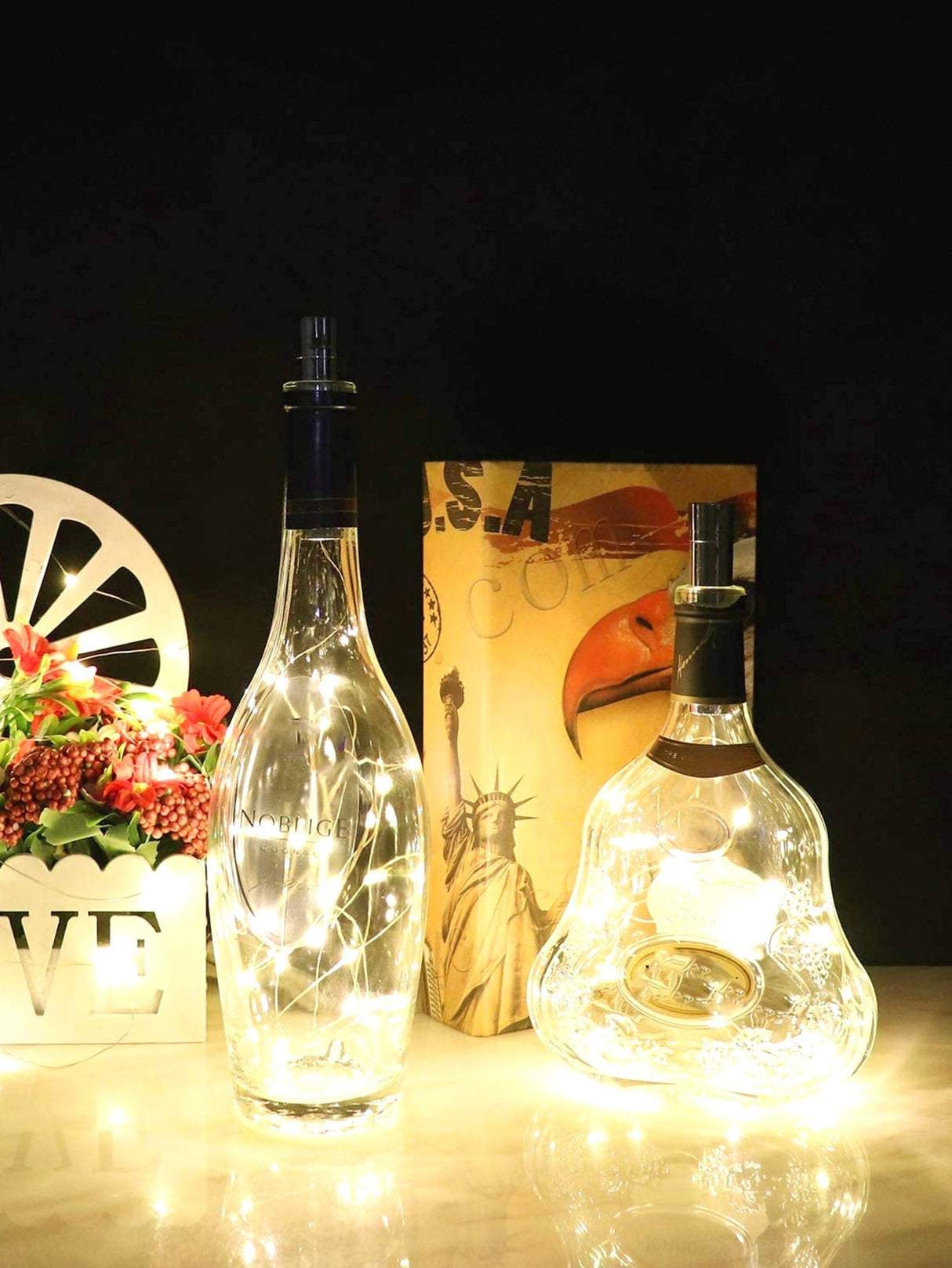 Copper String Light with 10pcs Bulb 1pc - Novelty Lighting