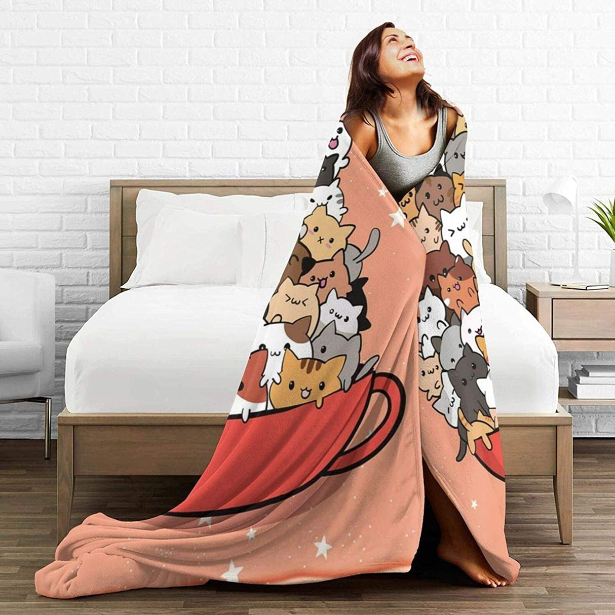 Teacup Cat Blanket