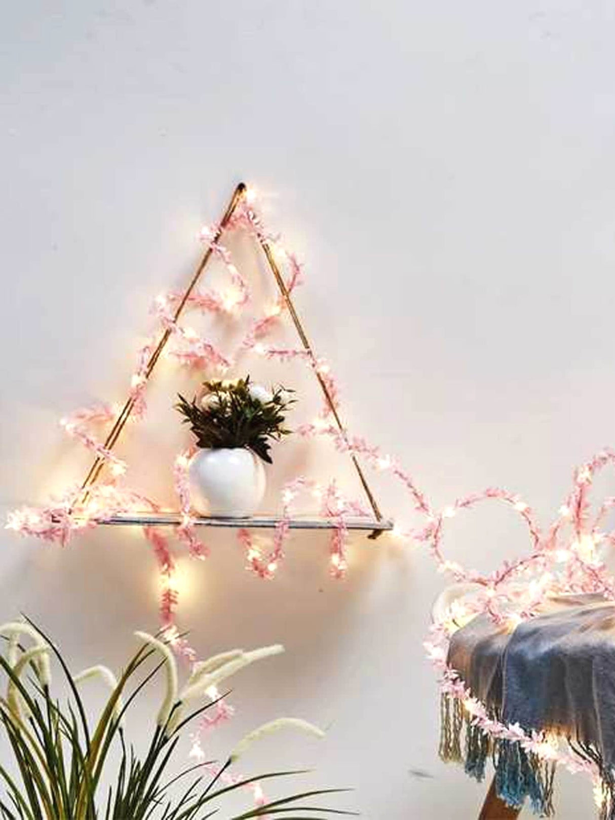 Bulb Artificial Leaf Decor String Light 20pcs - Novelty Lighting