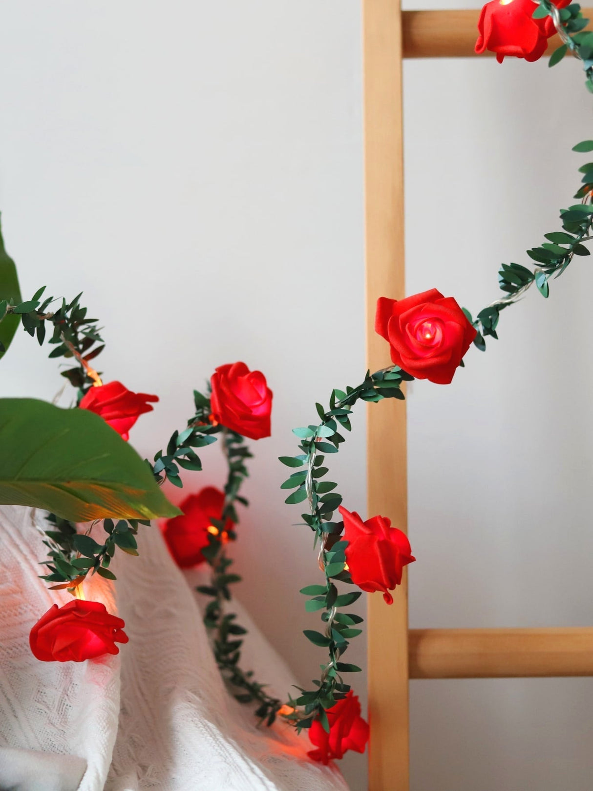 Artificial Rose Vine String Light 1pc - Novelty Lighting