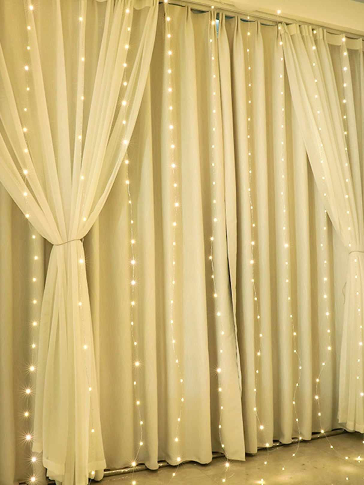 Curtain Decorative String Light with 300pcs Bulb 1pc - Novelty Lighting