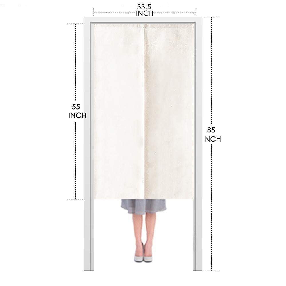 Blue Hot Spring Noren Doorway Curtain