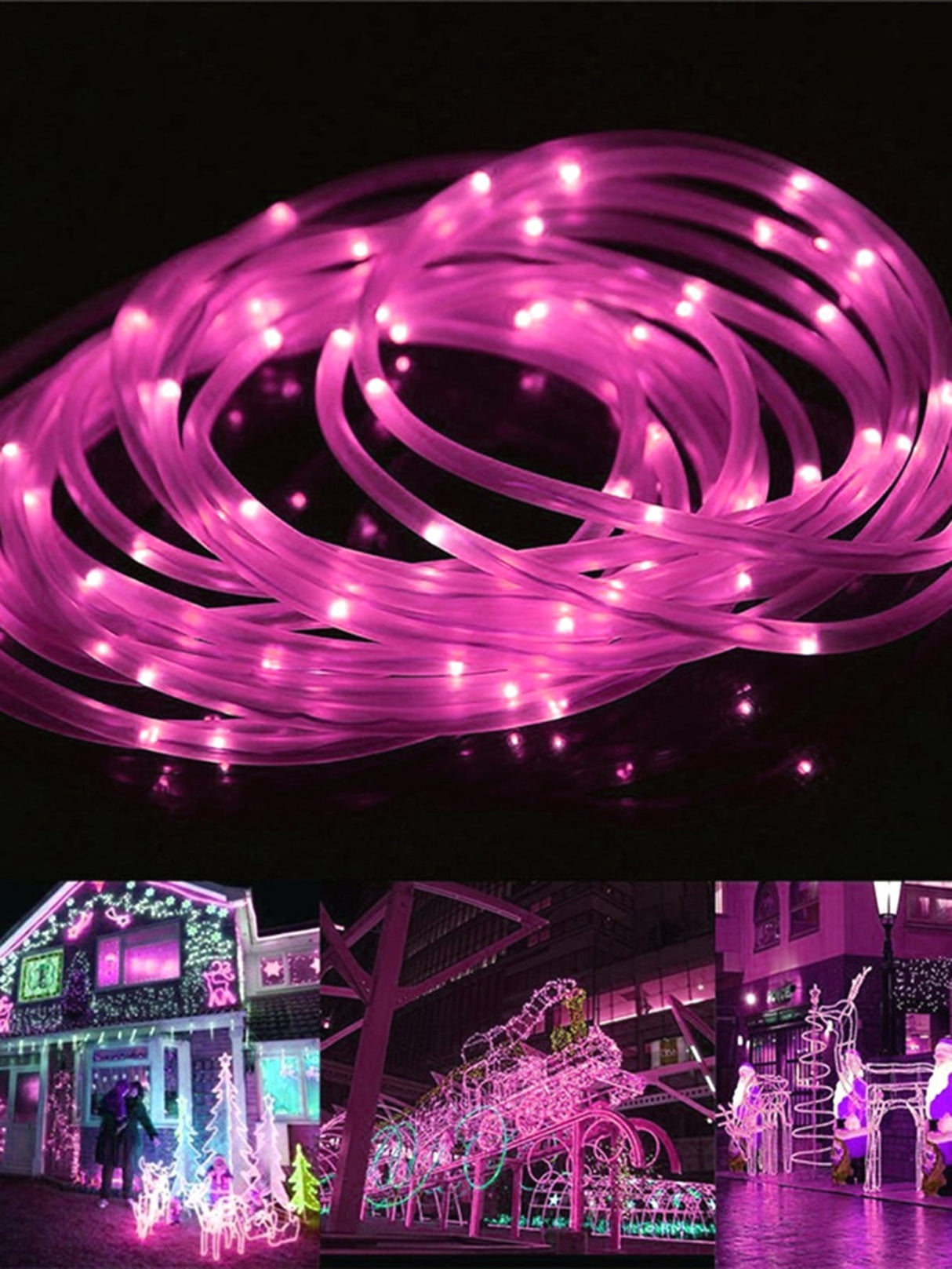 5m Waterproof String Lights with 8 Modes with 50pcs Bulb 1pc - Novelty Lighting