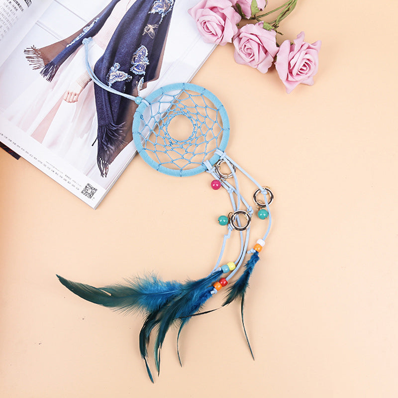 Blue Feather Dream Catcher